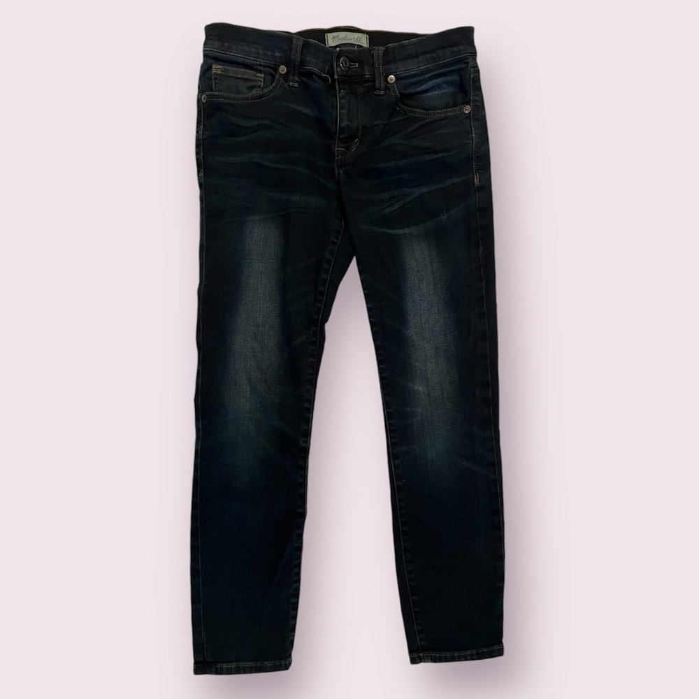 Madewell The Skinny Skinny Crop Dark Wash Jeans